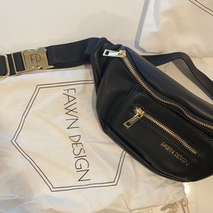 Black Cross body or Fanny pack